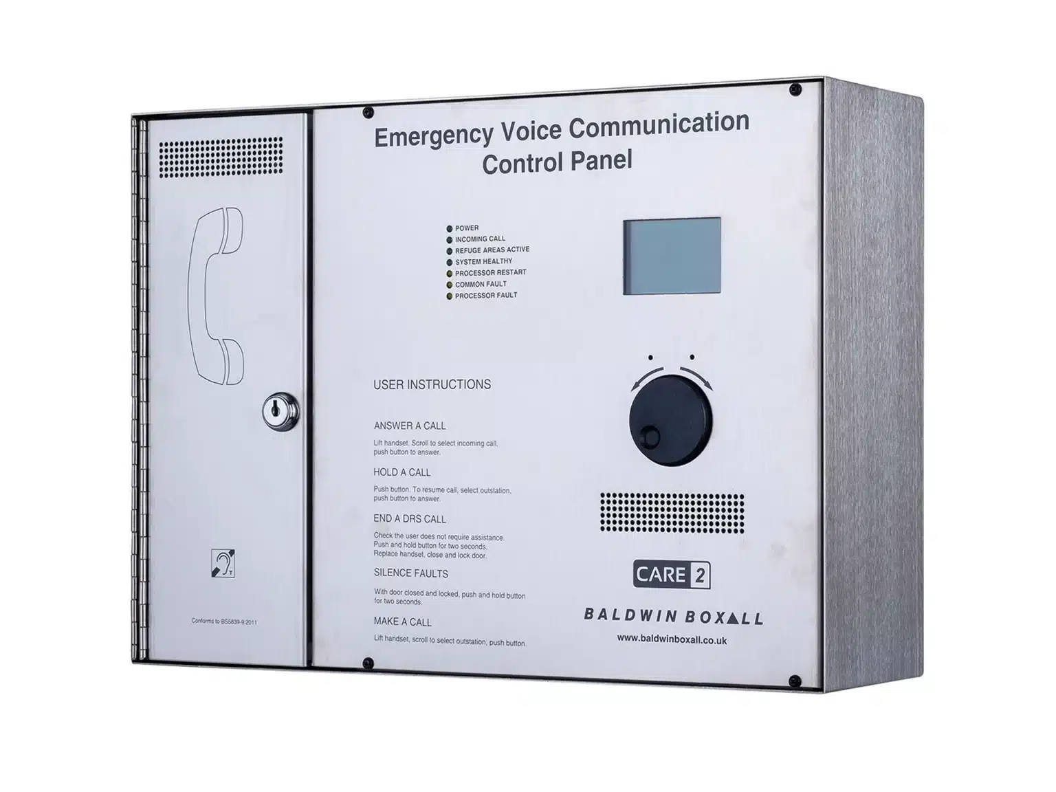 CARE2 Stainless Steel Control Panel