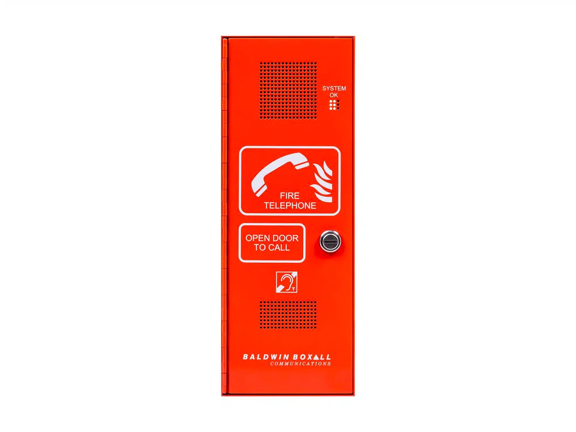 OmniCare Fire Telephone BVOCFL with Lock - Red