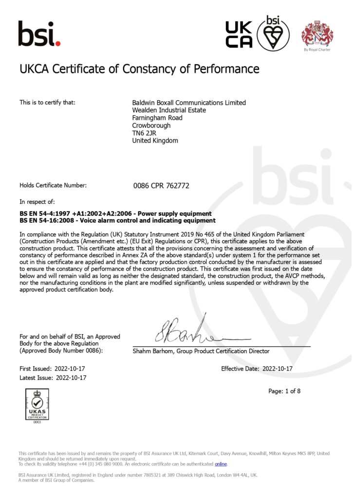 ukca en54 certificate page 0001