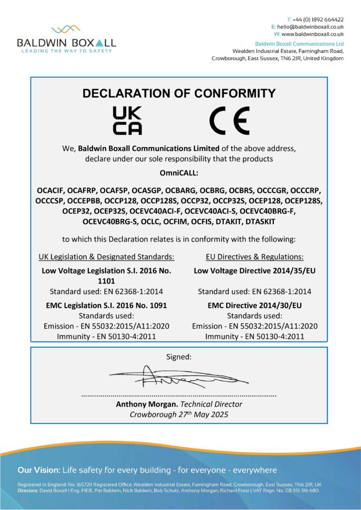 emc ukca ce omnicall and dtakit