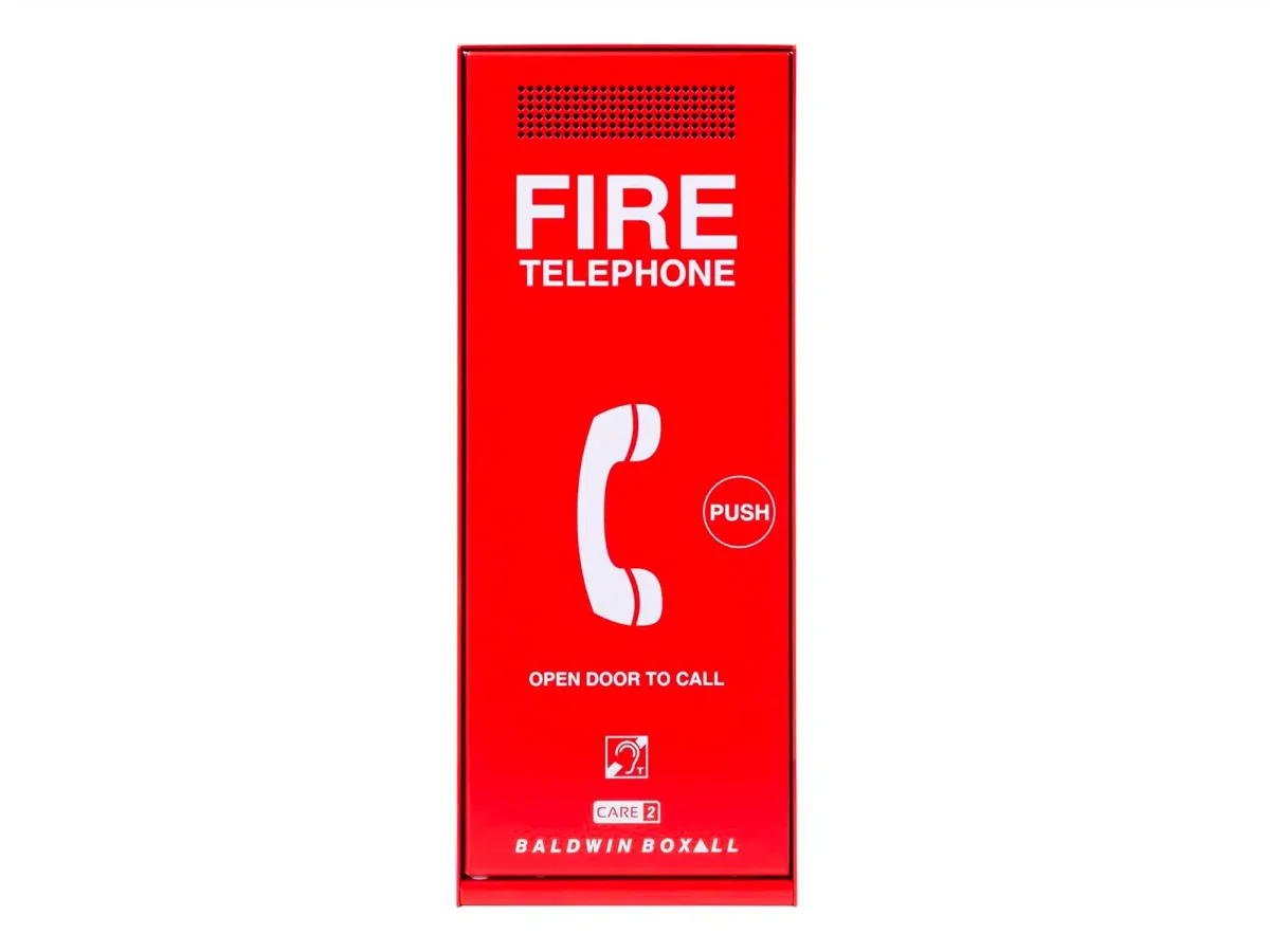 CARE2 Type A Fire Telephone - Red / Push-to-open