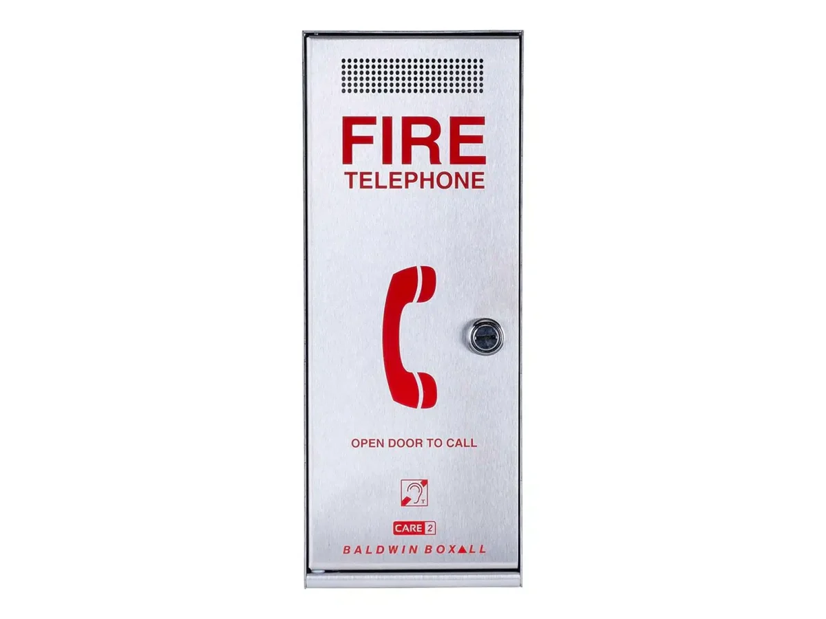 CARE2 Type A Fire Telephone - Stainless Steel / Lockable