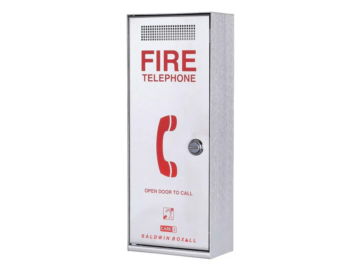 CARE2 Type A Fire Telephone - Stainless Steel / Lockable