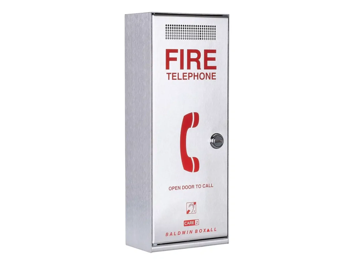 CARE2 Type A Fire Telephone - Stainless Steel / Lockable